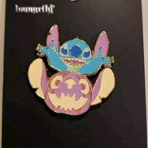 Loungefly Disney Lilo and Stitch Pastel Pumpkin Surprise Enamel Pin Halloween NE